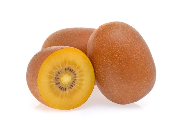 Goldene Kiwi isoliert