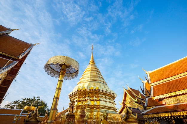 Goldene Pagode Wat Phra dieses Doi Suthep