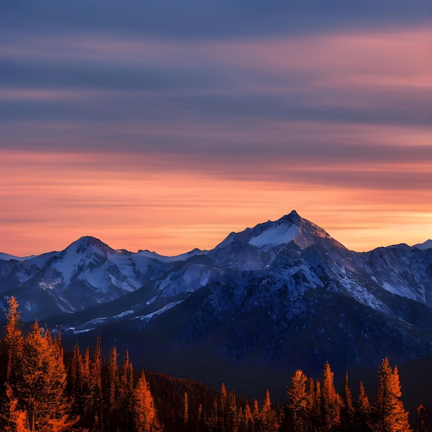 Goldene Stunde am Bishop Peak