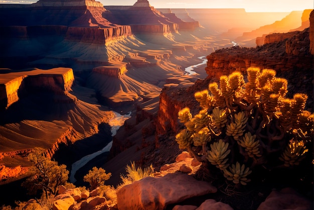 Goldene Stunde am Grand Canyon