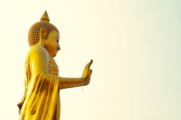 Goldener Buddha in Wat That Thong Temple, Thailand