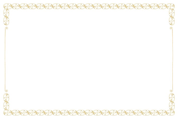 Foto goldener filigranrahmenrand png