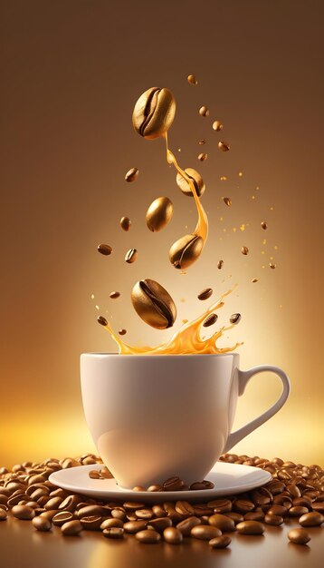 goldener Kaffee