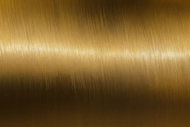 Foto goldener metallhintergrund mit polierter gebürsteter textur für das design