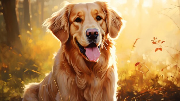 Goldener Retriever-Hund