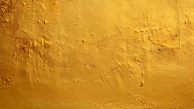 Goldener Stein antiker Hintergrund Vintage gelbes Wandmuster Textur mit Kratzern in alter Not Vintage Design generieren ai