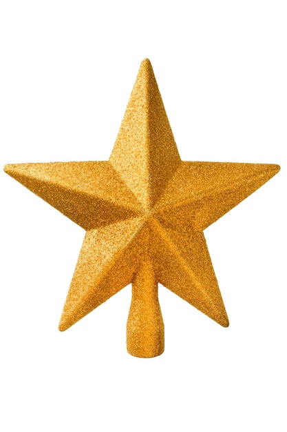 Goldener Stern isoliert