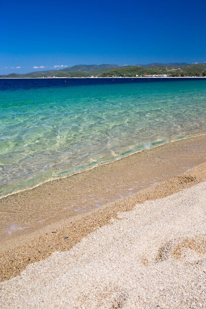 Goldener Strand im Griechenland