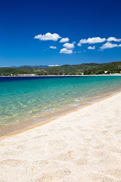 Goldener Strand im Griechenland