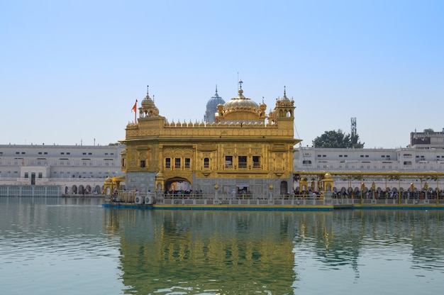 Goldener Tempel Harmandir Sahib in Amritsar Punjab Indien