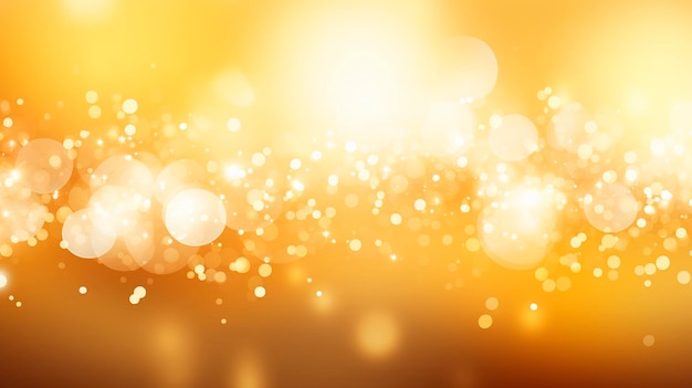 Goldener Urlaubs-Hintergrund mit Weihnachts-transparenten Flecken, Blendung und Glanz, Glitzer, Neujahrs-Design