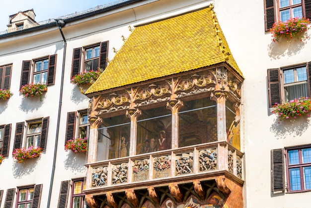 Goldenes Dachl em Innsbruck, na Áustria.