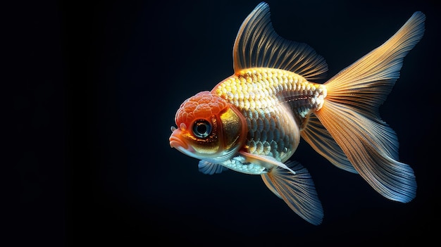 Goldfische sind beliebte Wassertiere, die in Aquarien gehalten werden.