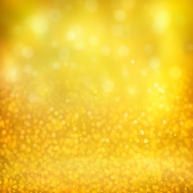 Goldglitter auf gelbem Hintergrund