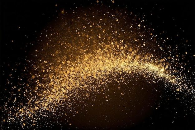 Foto goldglitter funkeln glamouröser hintergrund