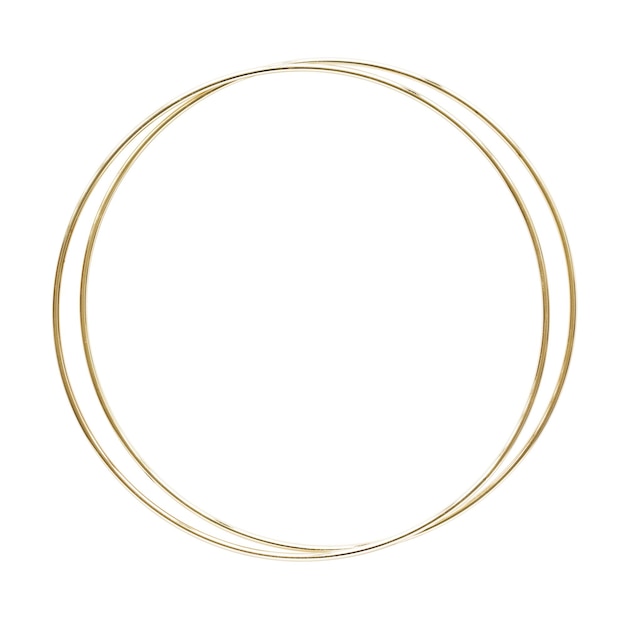 Goldrahmen png-Element durchsichtiger Hintergrund