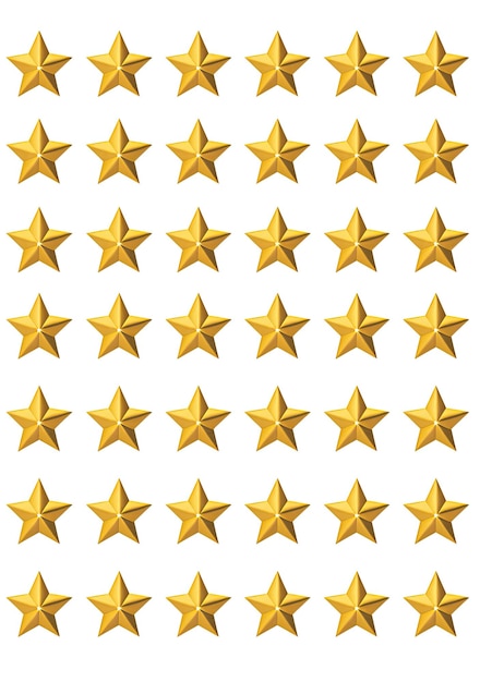 Goldsterne-Sticker