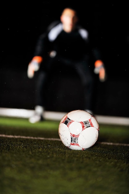 Foto goleiro de futebol.