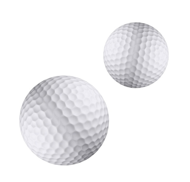 Foto golfball isoliert