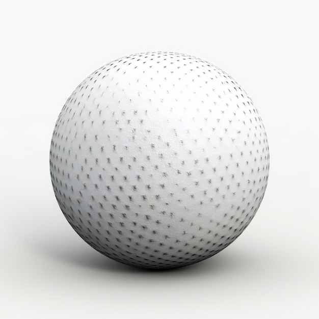 Golfball lokalisiert auf weißem Hintergrund