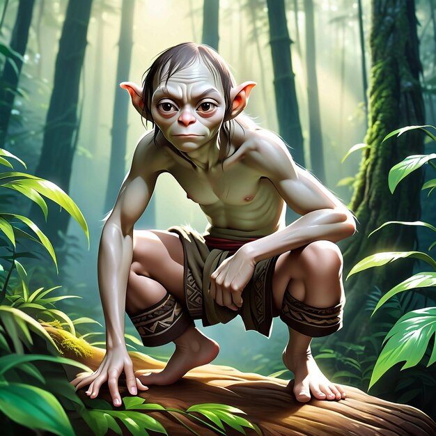 Foto gollum tribal