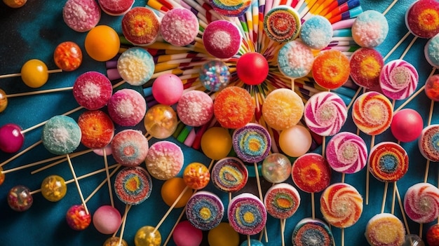 Golosinas y dulces de colores