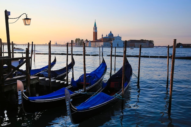 Gondeln in Venedig, Italien