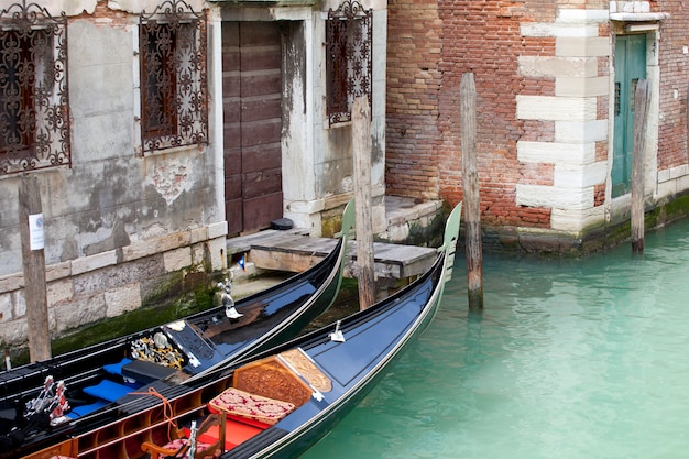 Foto góndola en venecia