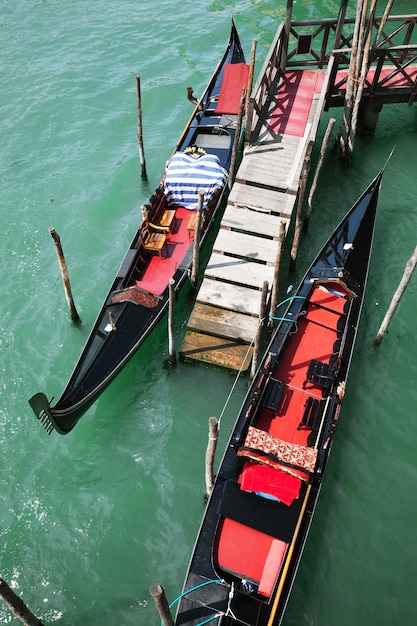 Gôndolas em Veneza