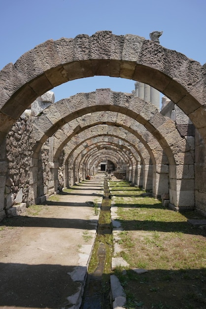 El Ágora de Esmirna en Izmir, Turquía