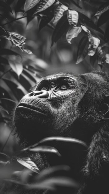 Foto gorilla-ape-hd-wallpapier-hintergrund