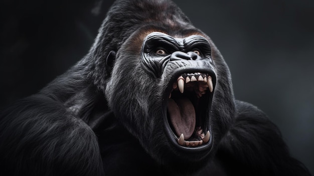 Gorilla-Hintergrund