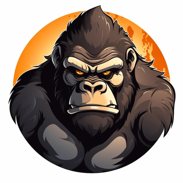 Gorilla-Logo-Cartoon