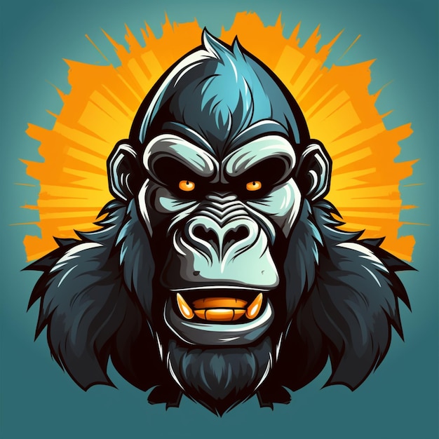 Gorilla-Logo-Cartoon