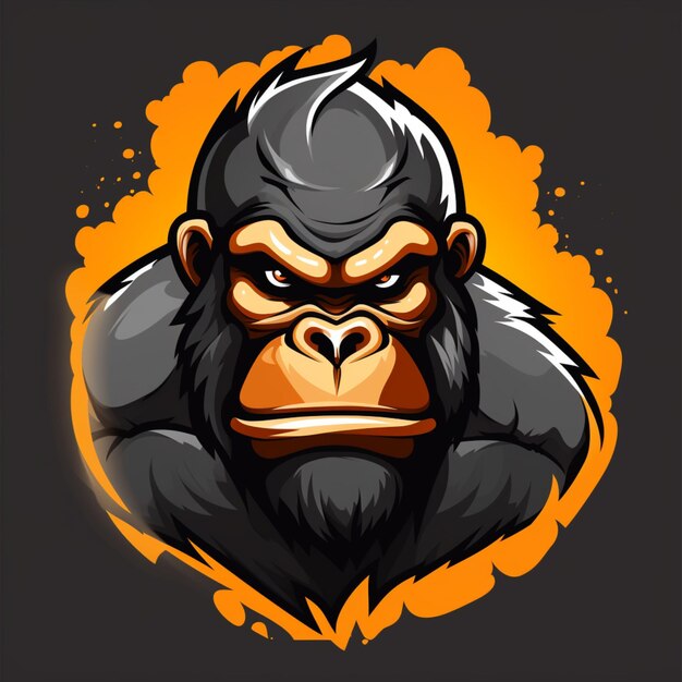 Gorilla-Logo-Cartoon