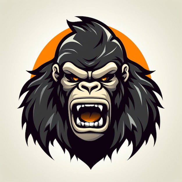 Gorilla-Logo-Cartoon
