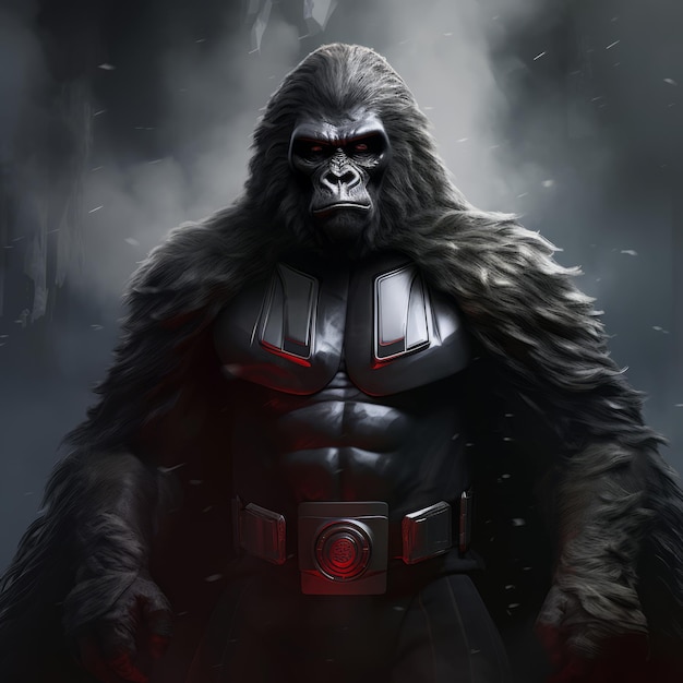 Gorilla Vader desatando la Fuerza dentro de la jungla