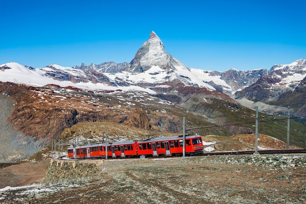 Foto gornergrat bahn ferrocarril tren zermatt