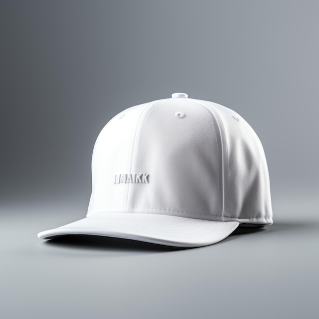 Gorra de béisbol Snapback aislada sobre fondo blanco IA generativa