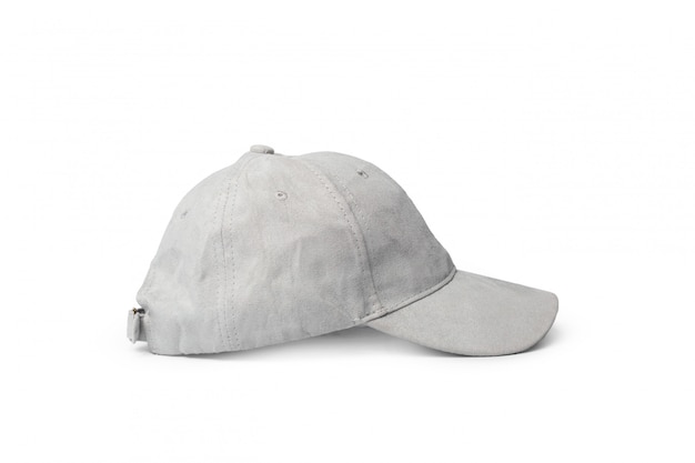 Gorra deportiva en blanco