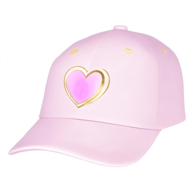 gorra de enfermera con corazón en la ilustración