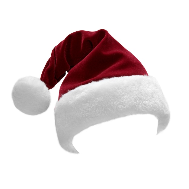 Foto gorro do papai noel. fantasia. feliz natal - cartão de saudação