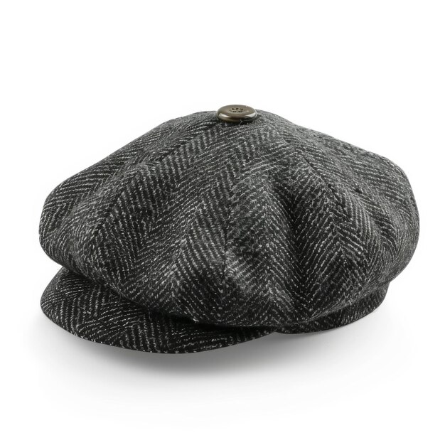 El gorro del periodista está aislado.