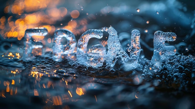 Una gota de agua con la palabra miedo escrita en ella