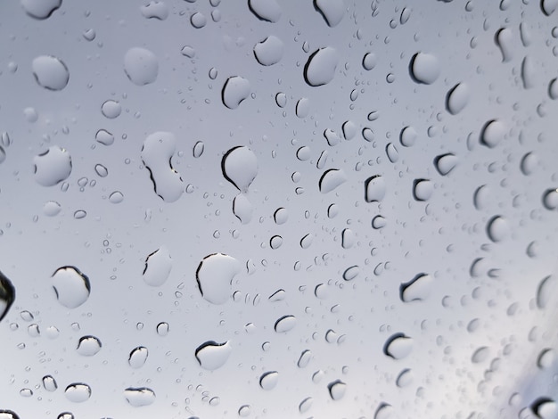 Gota de lluvia en la ventana