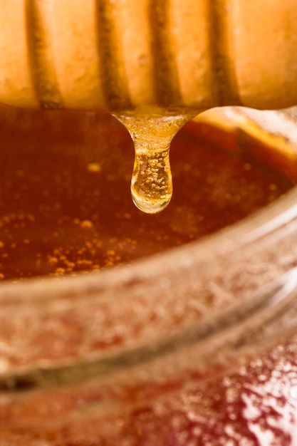 Foto gota de miel