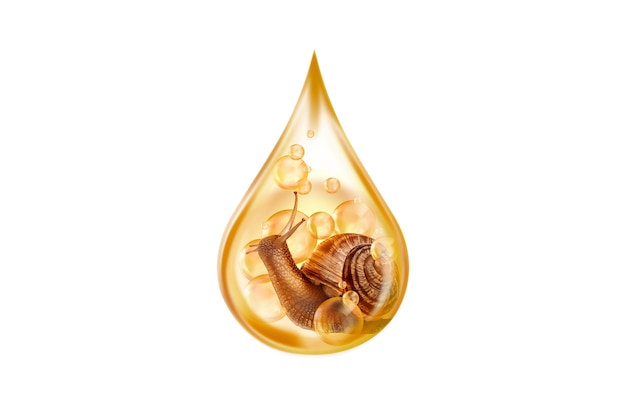 gota de suero de caracol