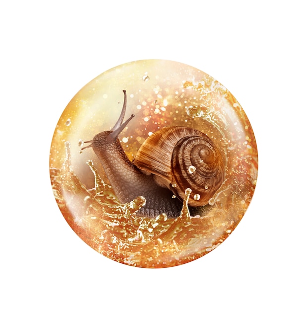 gota de suero de caracol