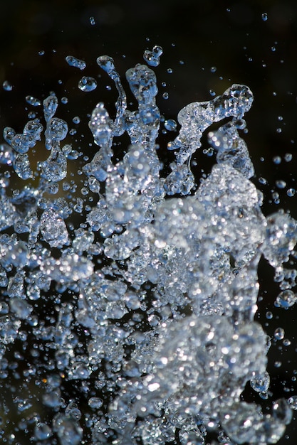 Gotas de agua caidas