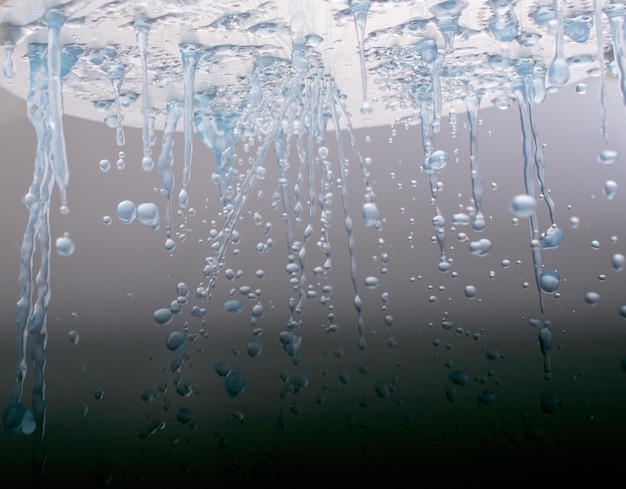 Gotas de agua efecto lluvia